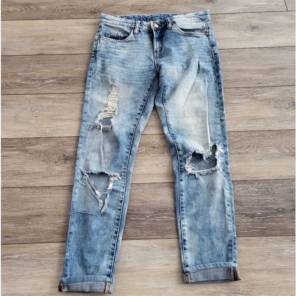 Blank NYC crop jeans size 26 light blue
